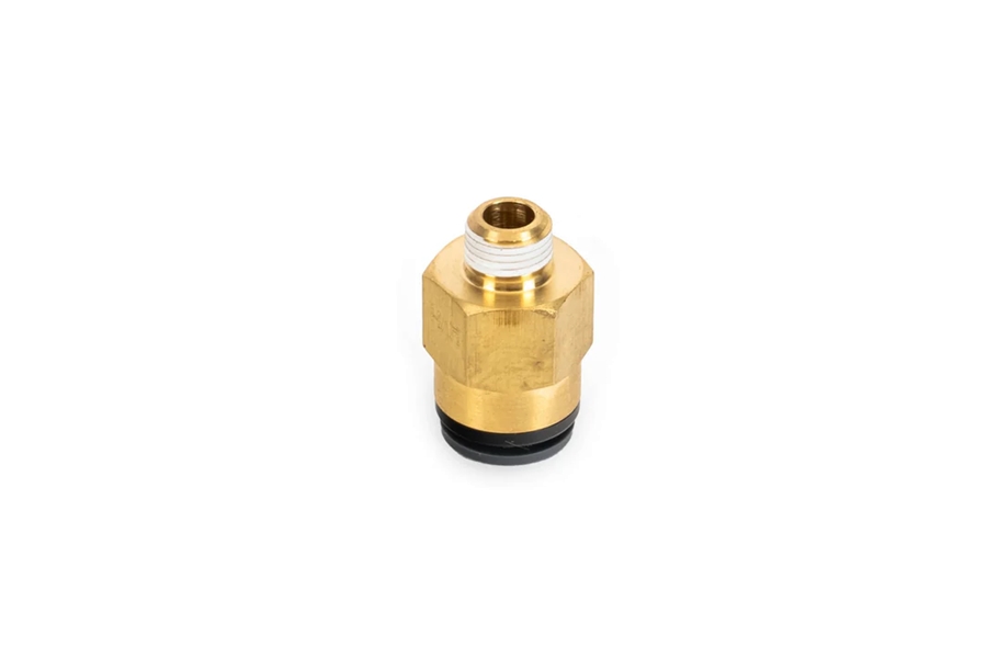 AccuAir Suspension Straight Fitting (3/8in DOT/PTC - 1/8in NPT) 