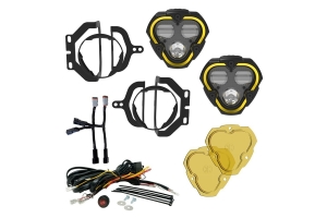 KC HiLiTES Flex ERA 3 Dual Mode SAE Fog Light Kit - JT/JL Non Rubicon