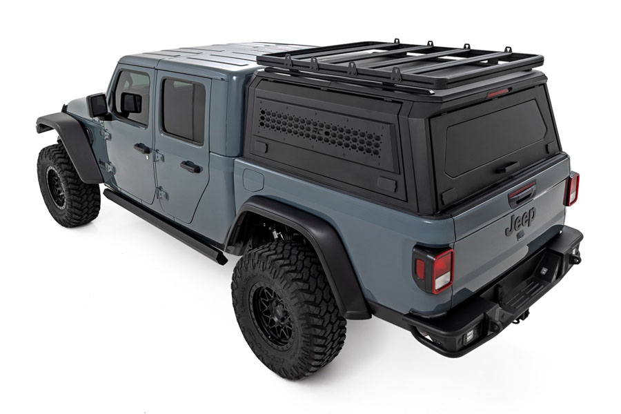 Rough Country Bed Cap Roof Rack - Aluminum - JT