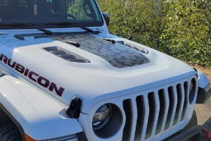Decal Mob Vented Hood Decal - NATO Camo - JT/JL Rubicon