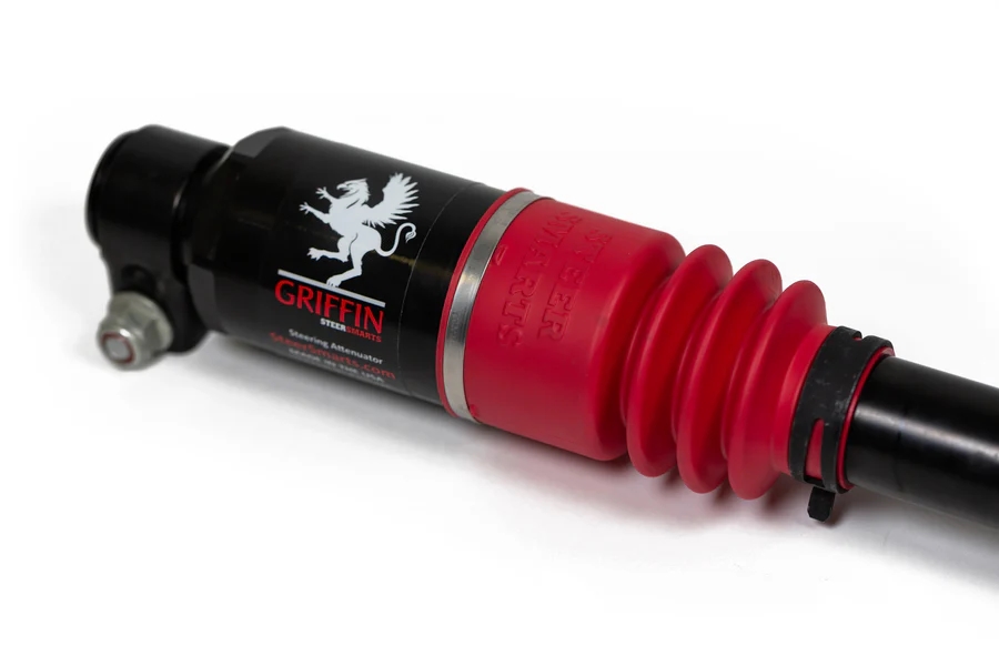 Steer Smarts Griffin XD Steering Attenuator Upgrade w/Red Bellows - JT/JL/JK