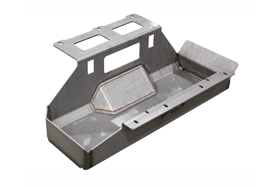 Motobilt Rear Stretch Tank and Skid Plate - Bare - YJ