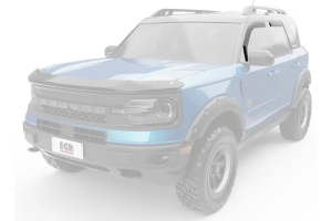 EGR USA In-Channel Window Visors, Front and Rear Set, Dark Smoke - Bronco Sport 2021+