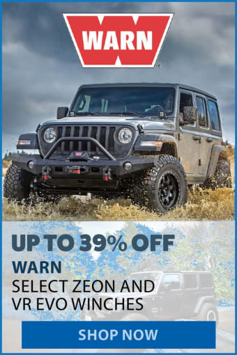 WARN UP TO 39% OFF SELECT WINCHES