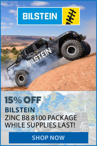 BILSTEIN 15% OFF ZINC B8 SHOCKS