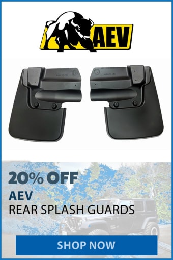 AEV 20% OFF REAR SPLASH GUARDS