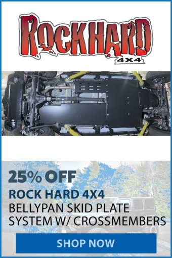 ROCK HARD 4X4 25% OFF BELLYPAN SKID PLATE SYSTEM