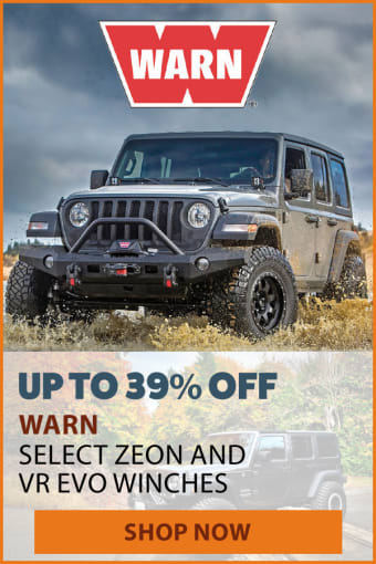 WARN UP TO 39% OFF SELECT WINCHES
