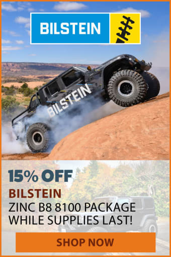 BILSTEIN 15% OFF ZINC B8 SHOCKS