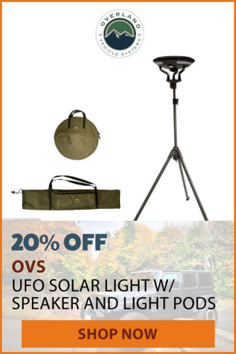 OVERLAND VEHICLE SYSTEMS UFO LIGHT 20% OFF