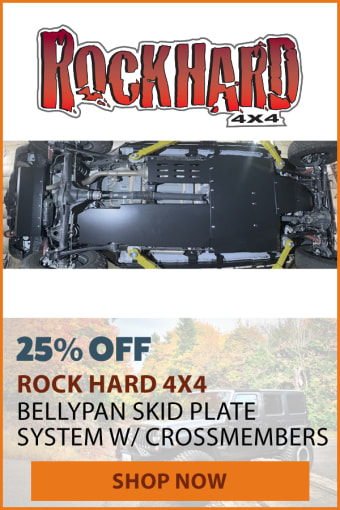 ROCK HARD 4X4 25% OFF BELLYPAN SKID PLATE SYSTEM