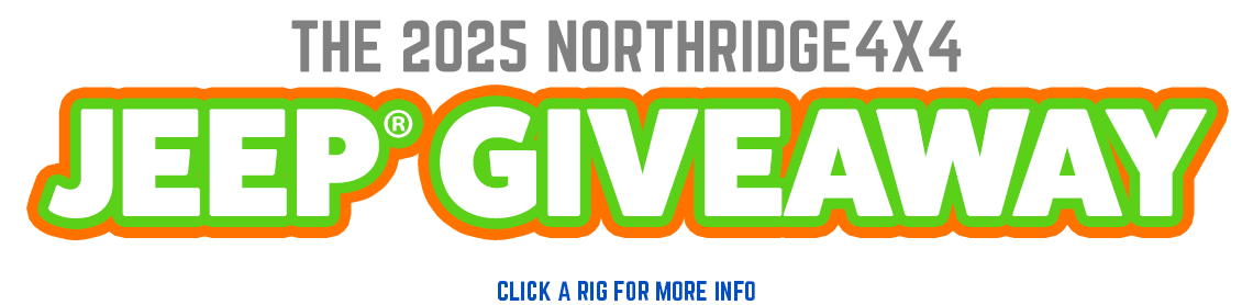 2025 NORTHRIDGE4X4 JEEP GIVEAWAY