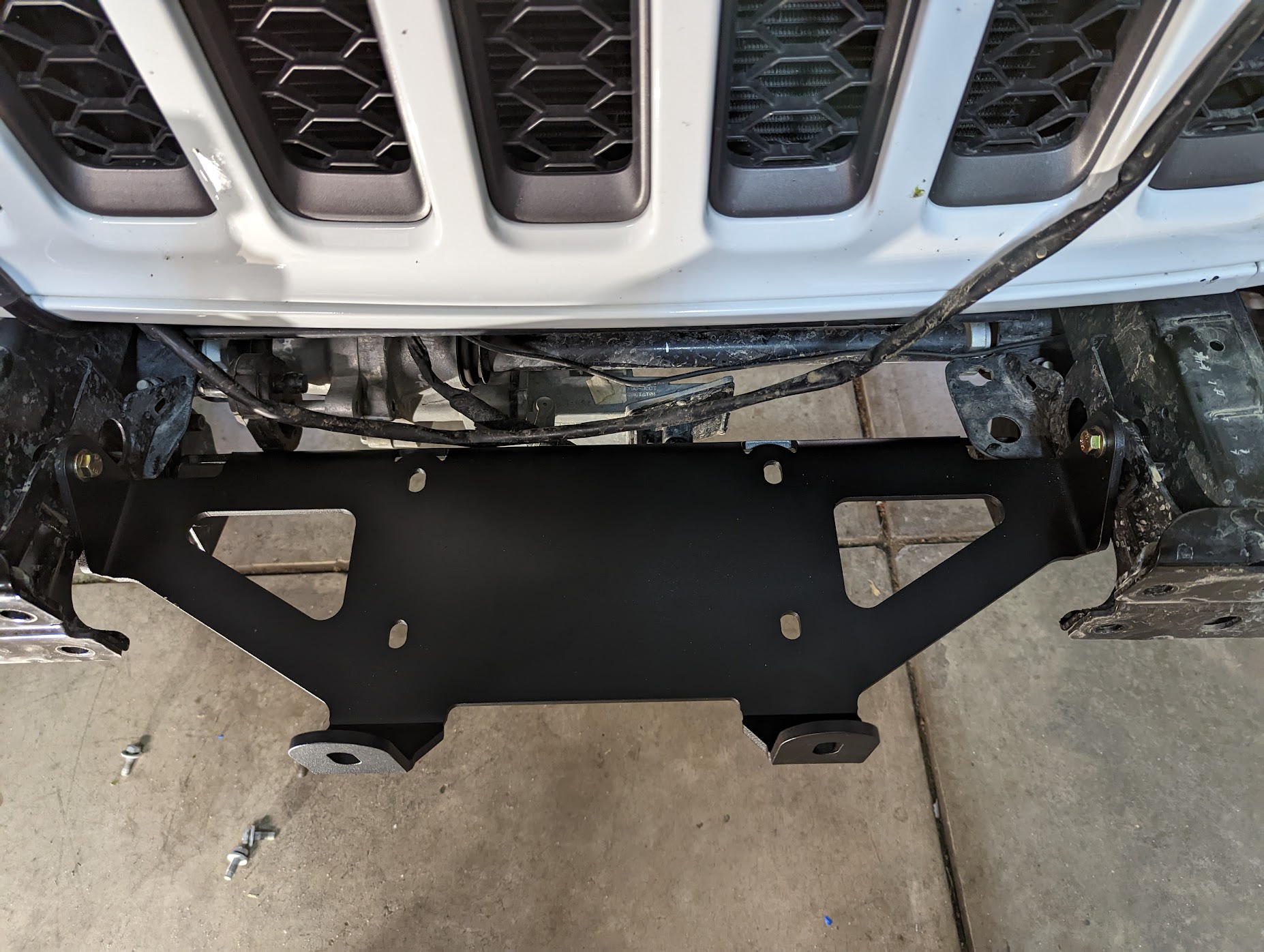 User Media for: Grimm Offroad Steel Bumper Winch Plate - JT/JL 
