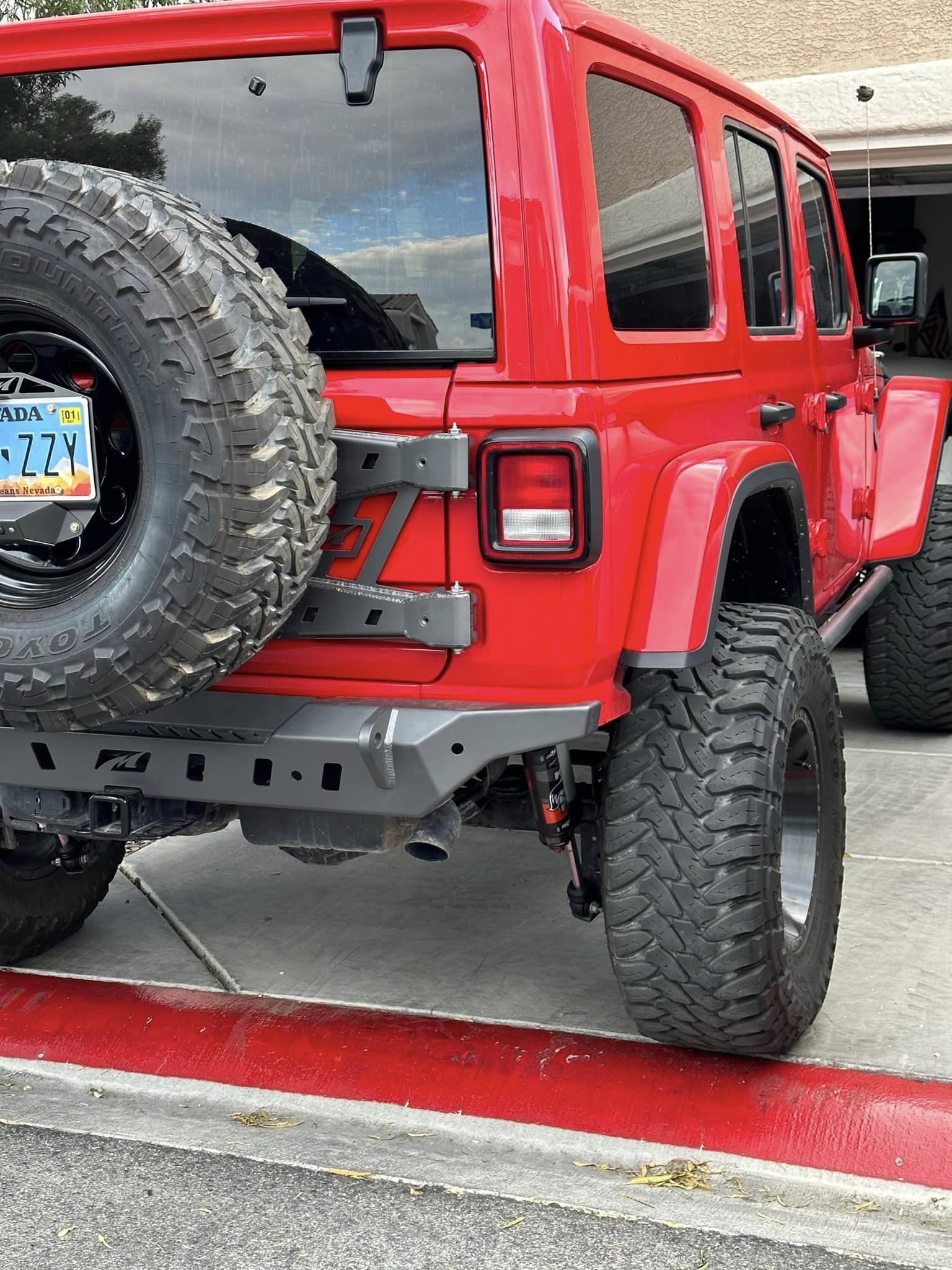 User Media for: Motobilt Tire Carrier - Bare  - JL 