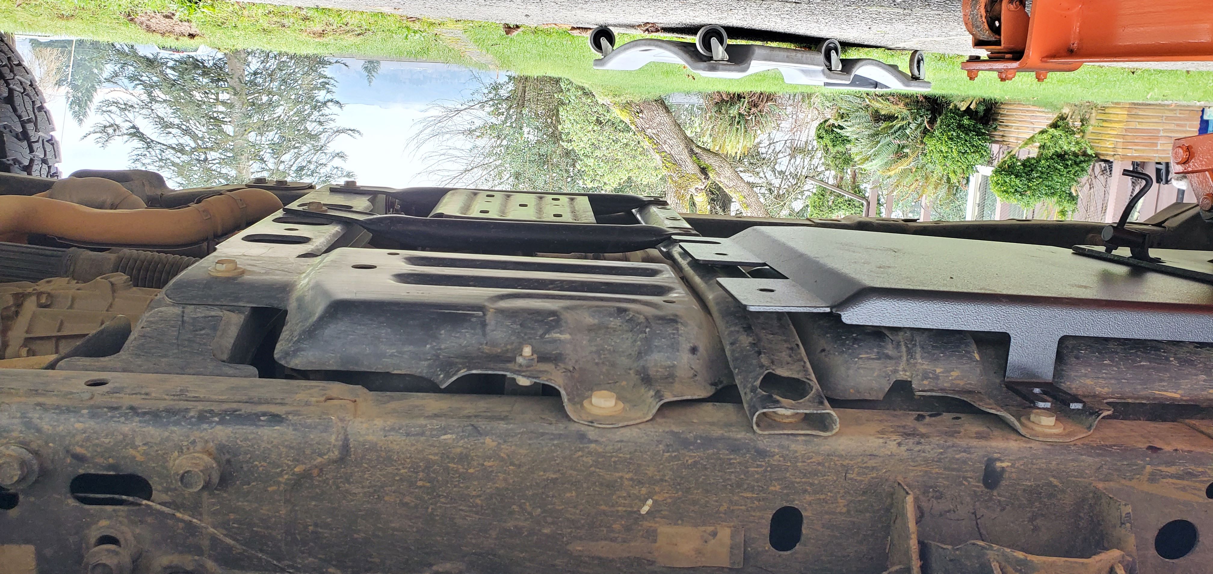 User Media for: Rubicon Express Gas Tank Skid Plate - JT 