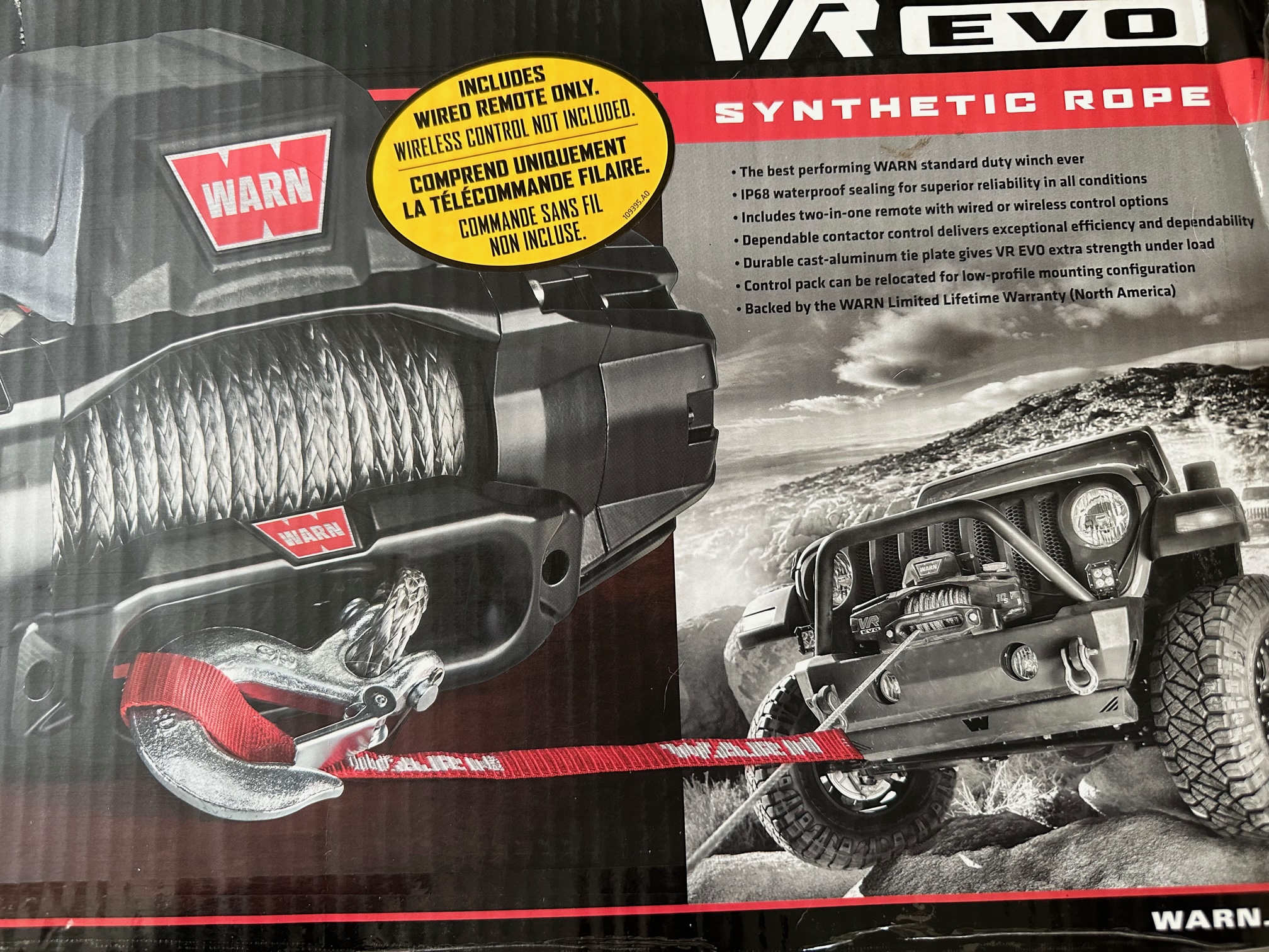 User Media for: Warn VR EVO10-S Winch w/ Synthetic Rope