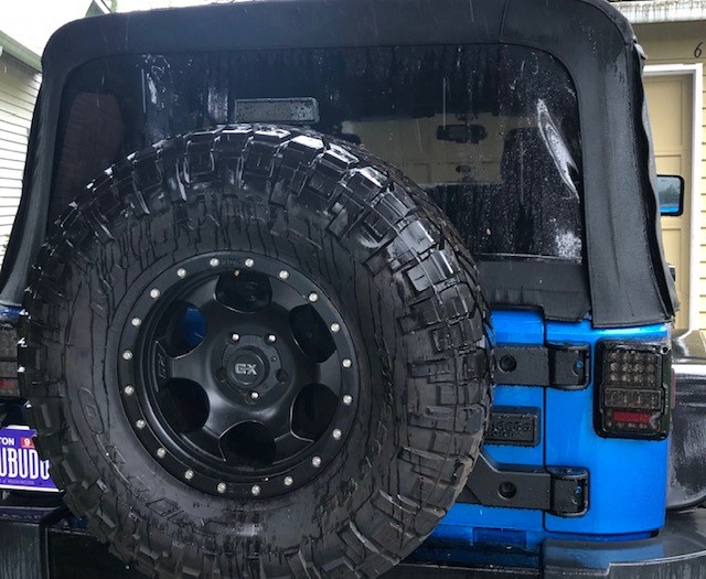 User Media for: Rugged Ridge HD Tire Carrier Kit - JK