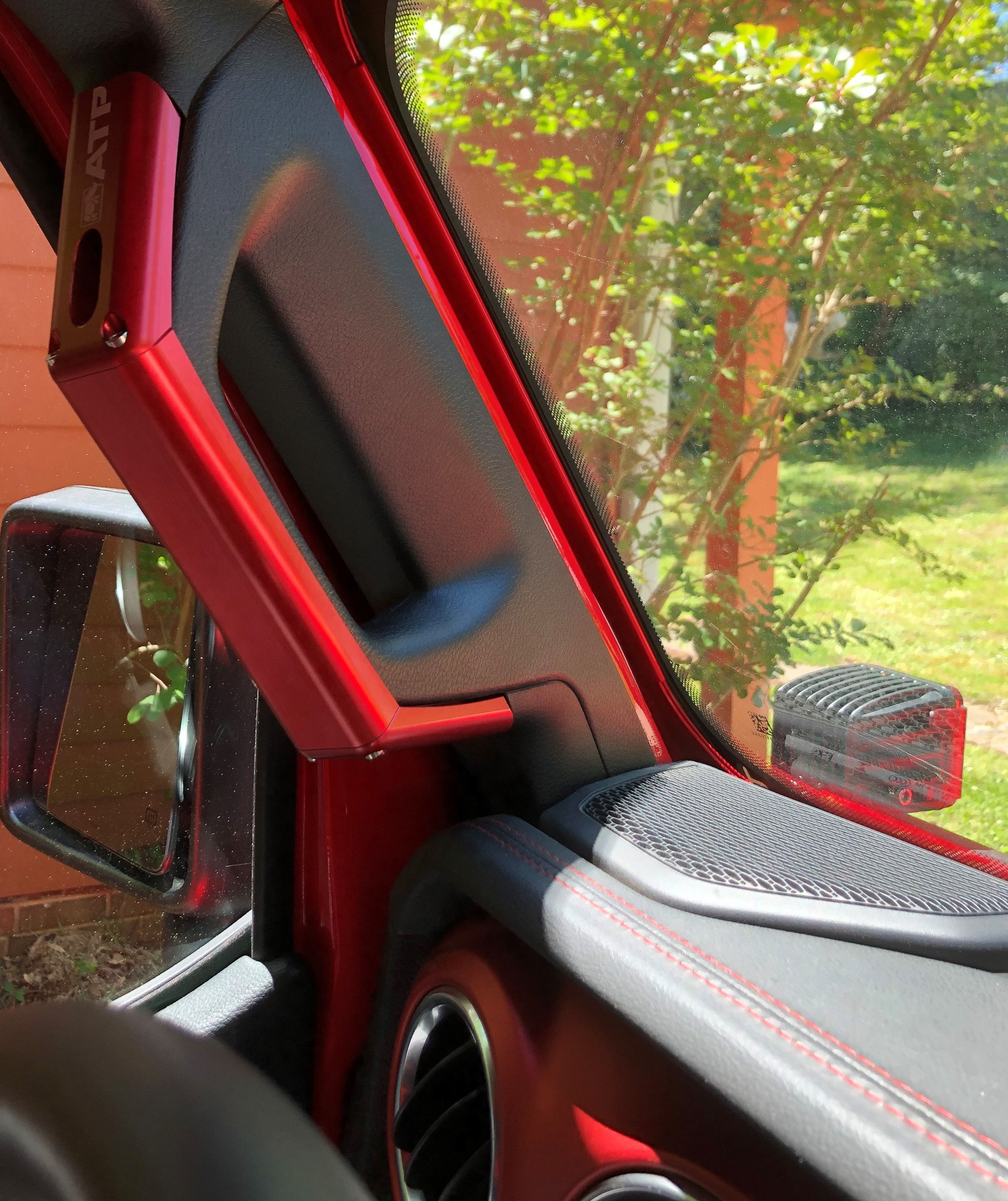 American Trail Products Billet Grab Handles - Red ( Part Number: 36180013R)