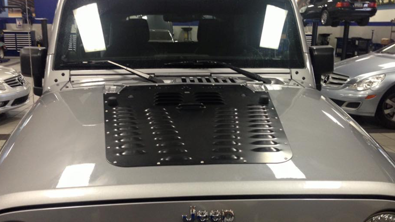 User Media for: Poison Spyder Hood Louver Black - JK