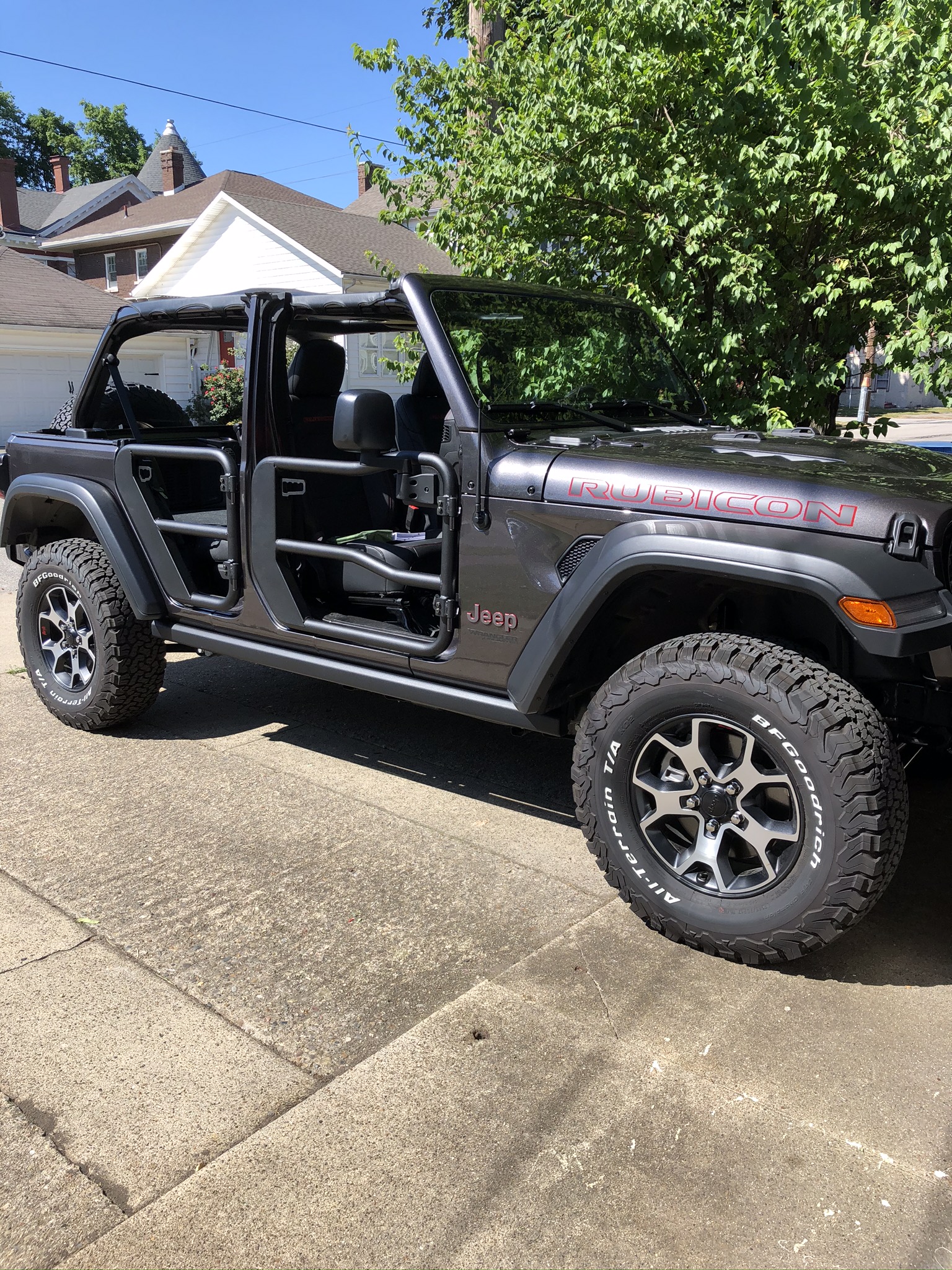 User Media for: Rugged Ridge Front Tube Doors with Mirrors  - JT/JL