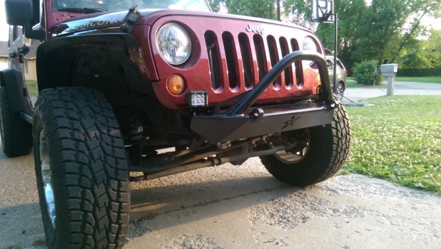 User Media for: Crawler Conceptz Skinny Series Front Bumper w/Bar And Tabs Bare - JK