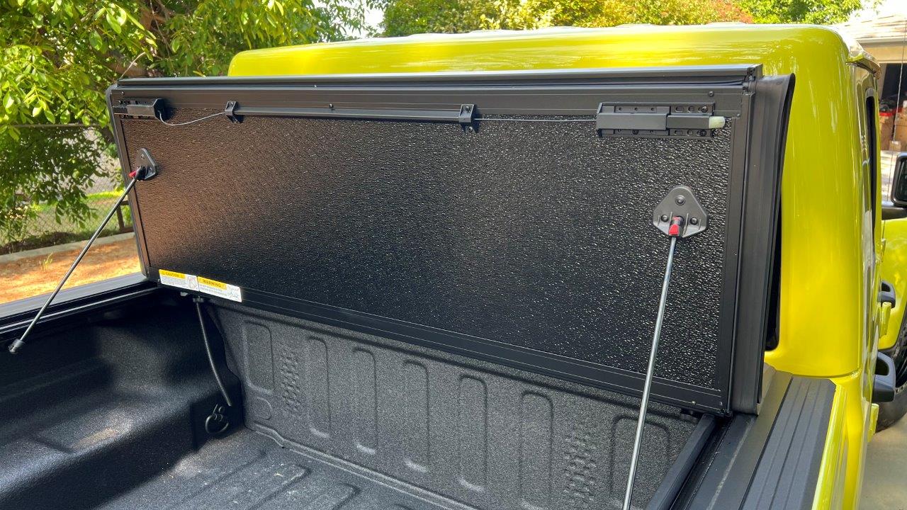 User Media for: Rugged Ridge Armis Hard Folding Tonneau Bed Cover w/ LINE-X    - JT