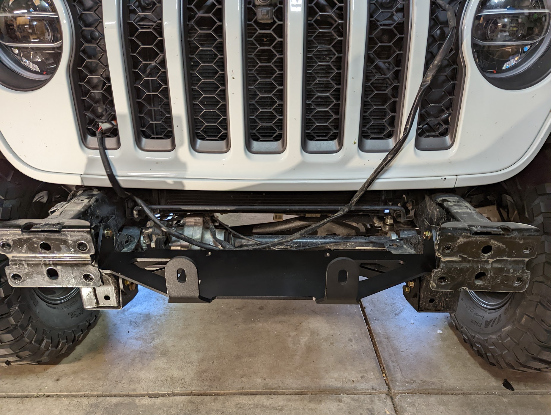 User Media for: Grimm Offroad Steel Bumper Winch Plate - JT/JL 