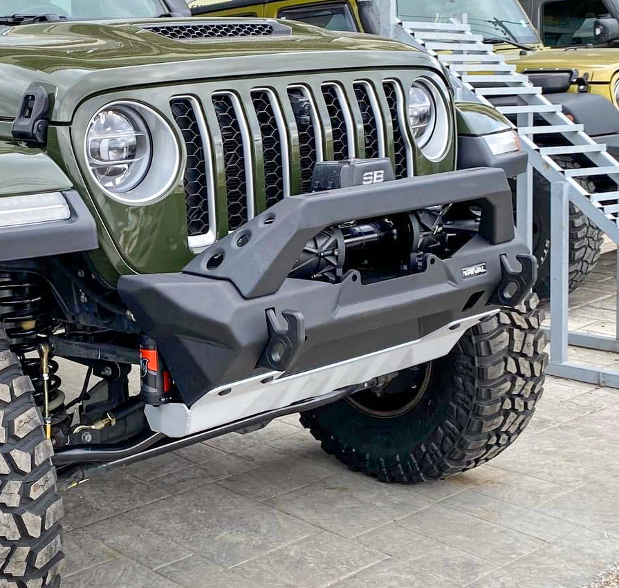 User Media for: RIVAL Aluminum Front Stubby Winch Bumper - JT/JL/JK