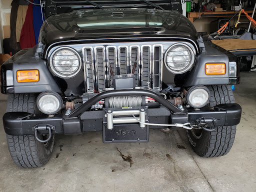 User Media for: Rock Hard 4x4 Shorty Winch Guard with Light Tabs (bolt on) - CJ/YJ/TJ/LJ