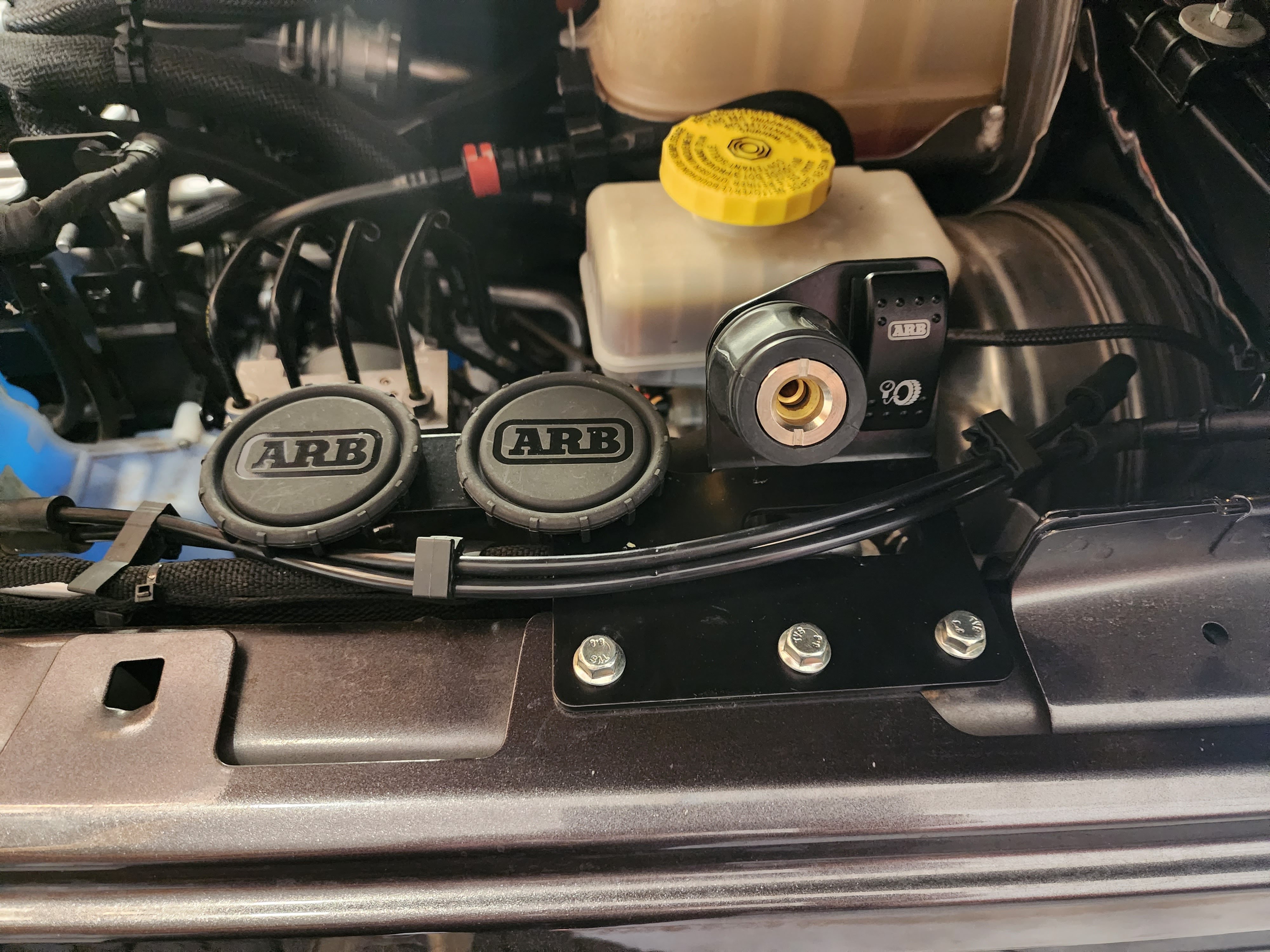 User Media for: Grimm Offroad ARB Twin Compressor Mounting Bracket Kit - JT/JL