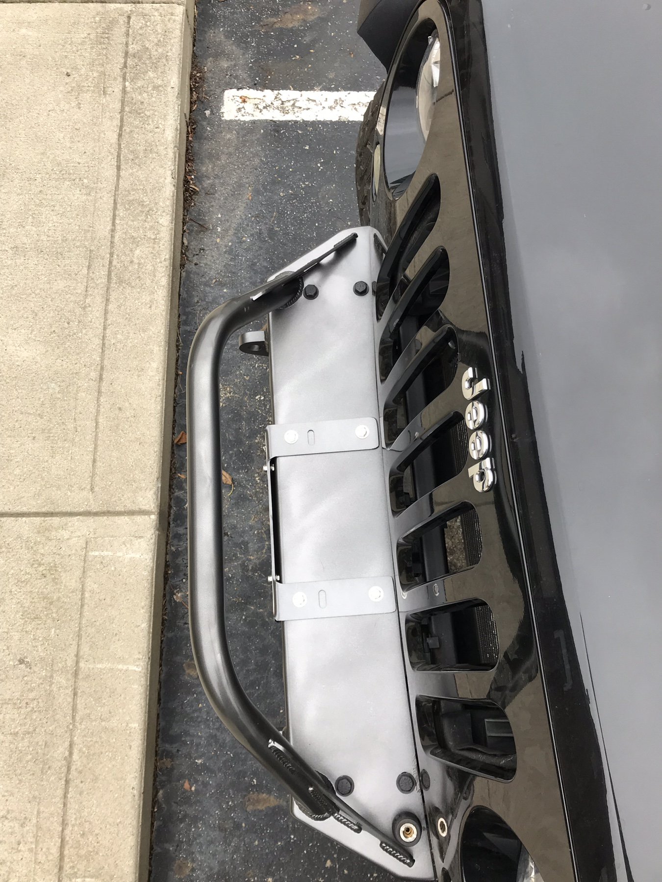 User Media for: LOD Destroyer Front Bumper License Plate Mount Bare Steel - JT/JL/JK