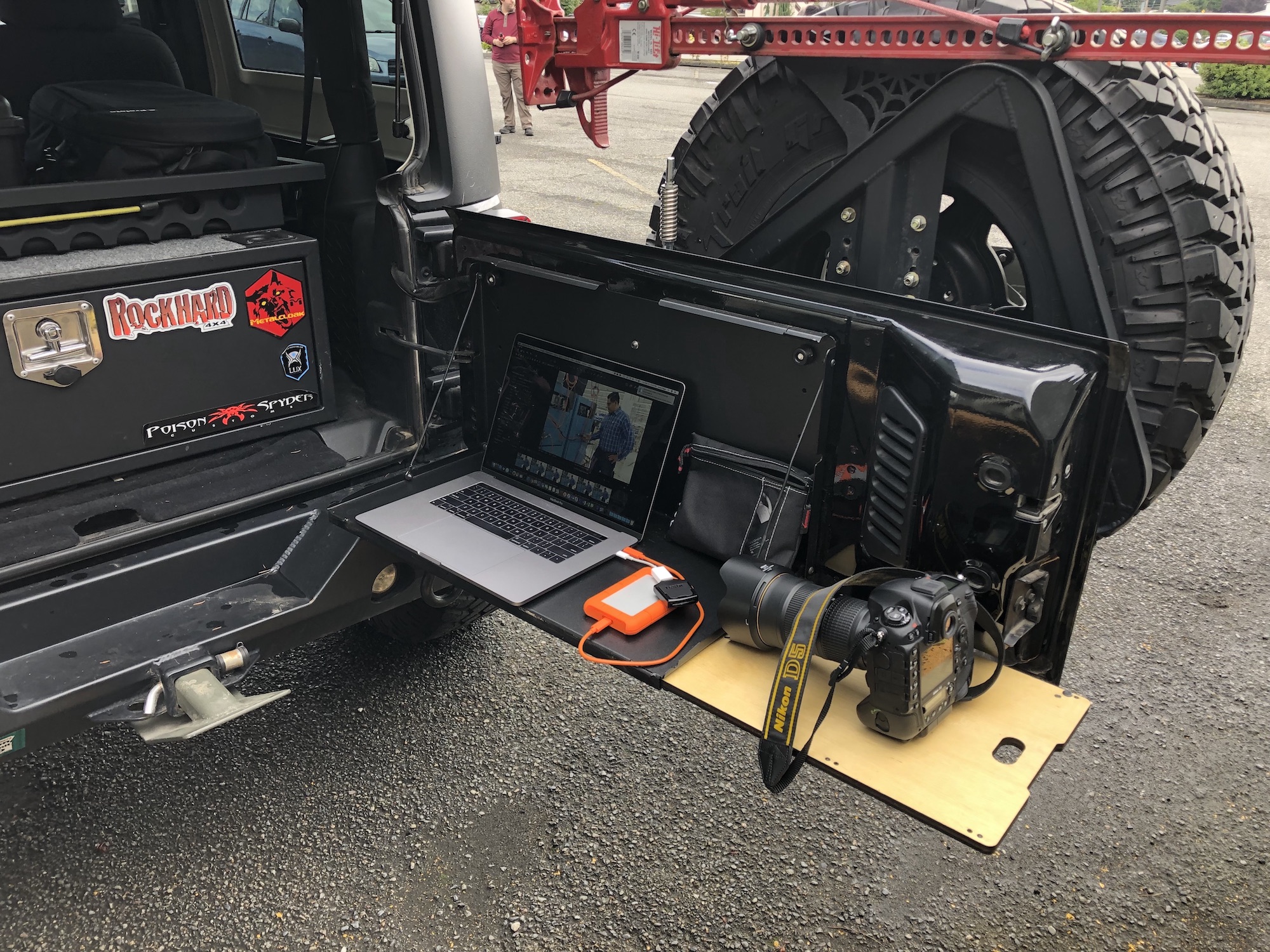 User Media for: Front Runner Outfitters Drop Down Tailgate Table - JL/JK