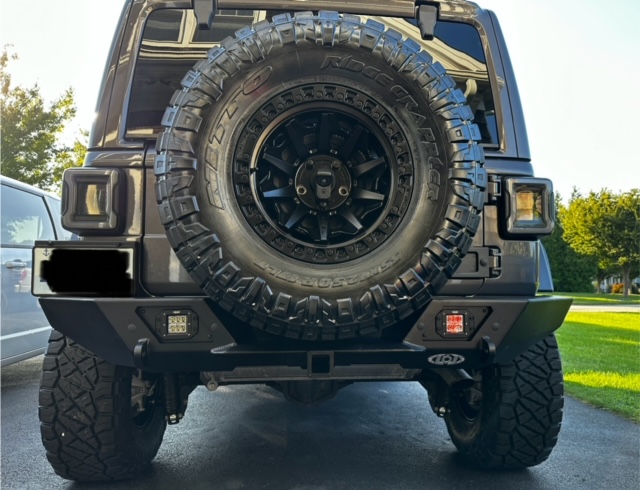 LOD Destroyer Full Width Rear Bumper Only, Black  ( Part Number: JRB1841)