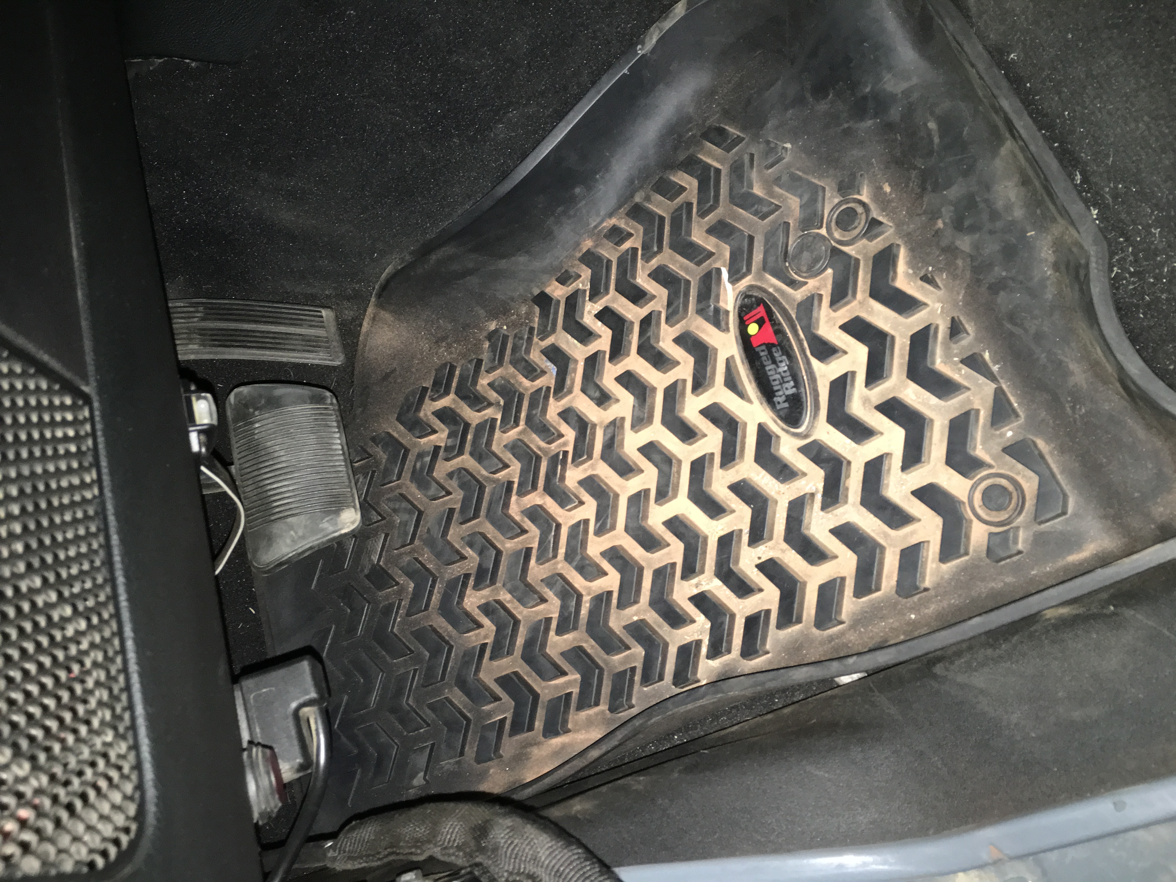 Rugged Ridge Floor Liner Front Black ( Part Number: 12920.01)