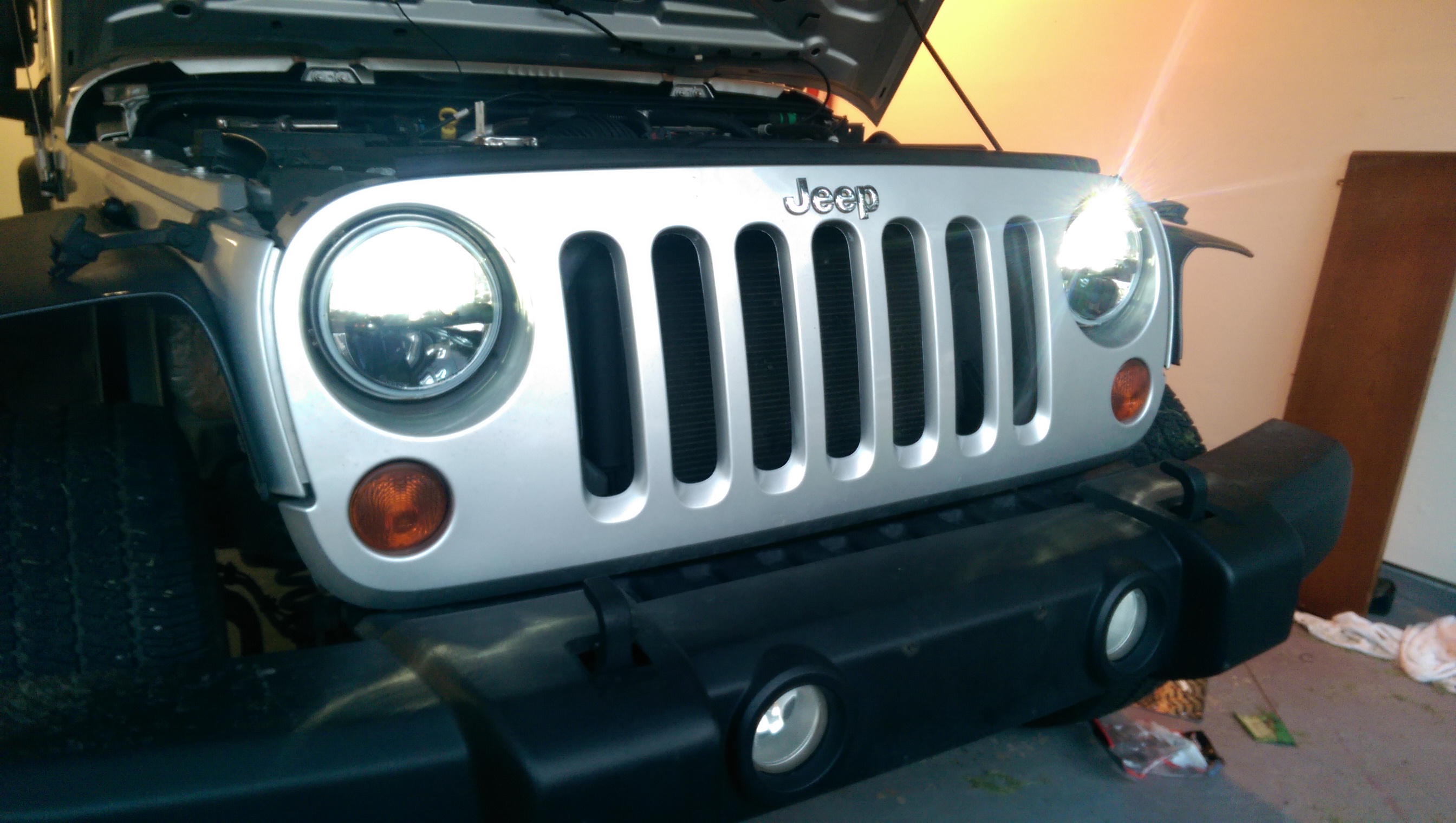 User Media for: Rigid Industries Truck-Lite Series Round Headlights 7in - JK