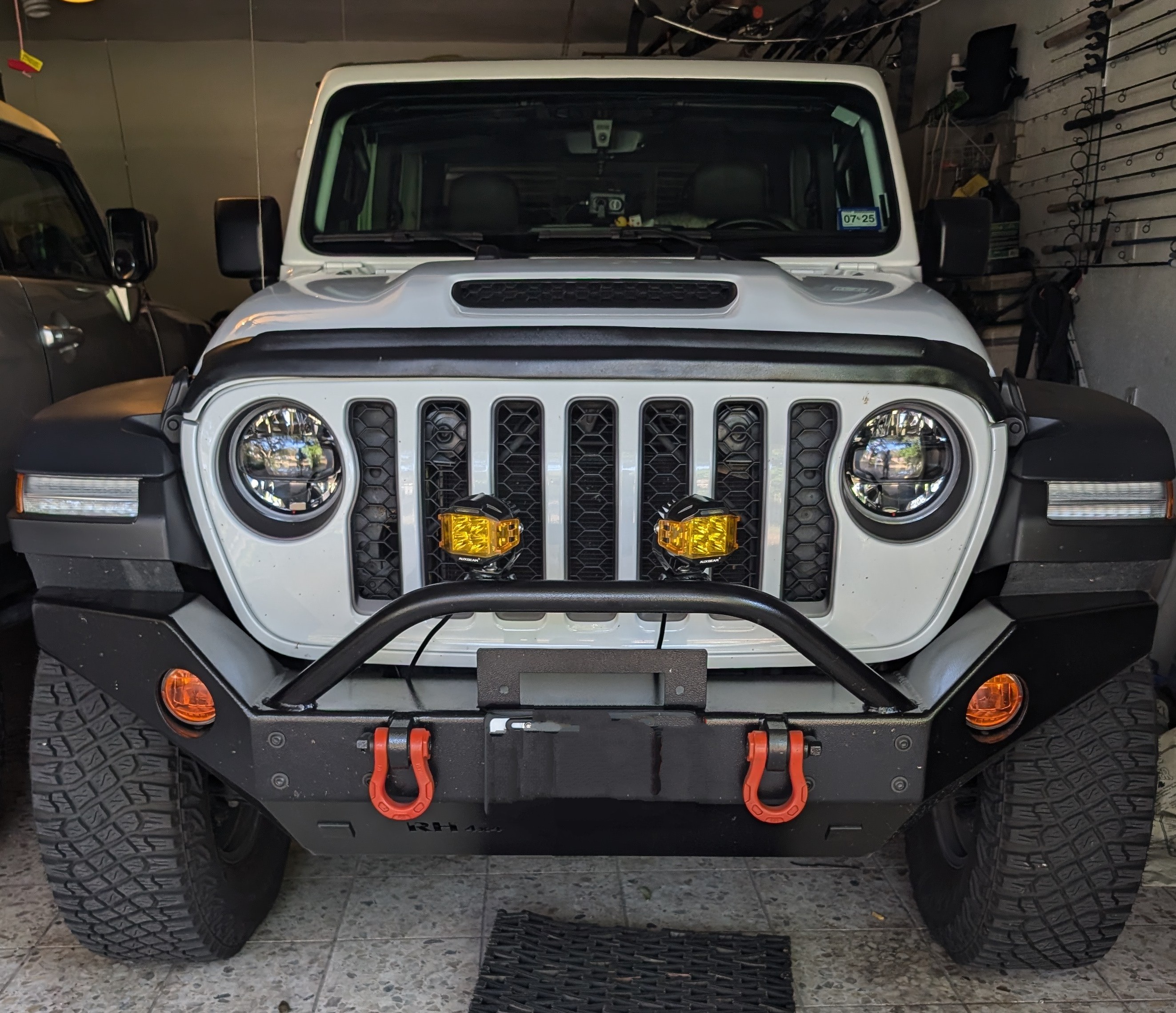 Rock Hard 4x4 Patriot Series Full Width Front Bumper, Aluminum ( Part Number: RH-90244)