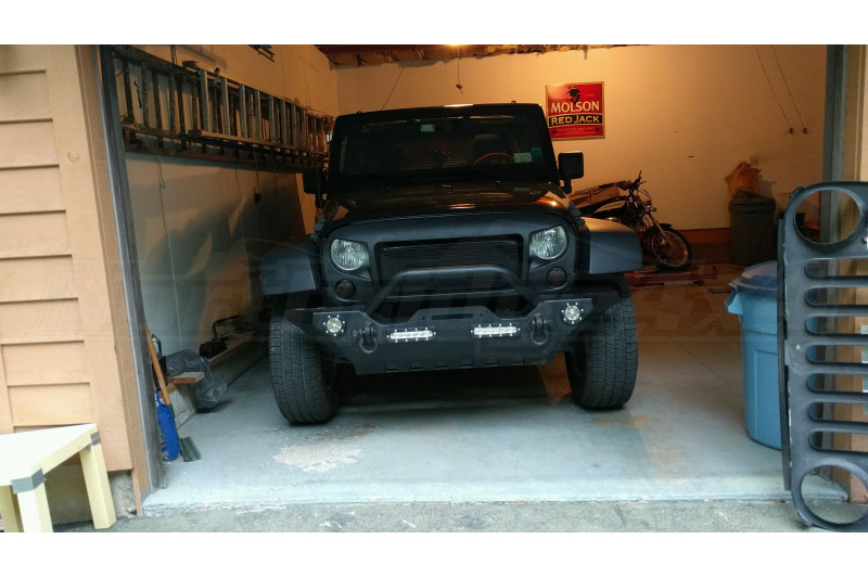 Rugged Ridge Spartan Grill Satin Black (Part Number: 12034.01) User Media for: Rugged Ridge Spartan Grill Satin Black - JK