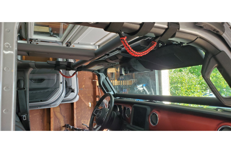 Rock Hard 4x4 Bolt-In Ultimate Sports Cage Brace Kit, Front (Part Number: RH-90700) User Media for: Rock Hard 4x4 Bolt-In Ultimate Sports Cage Brace Kit, Front - JL/JT
