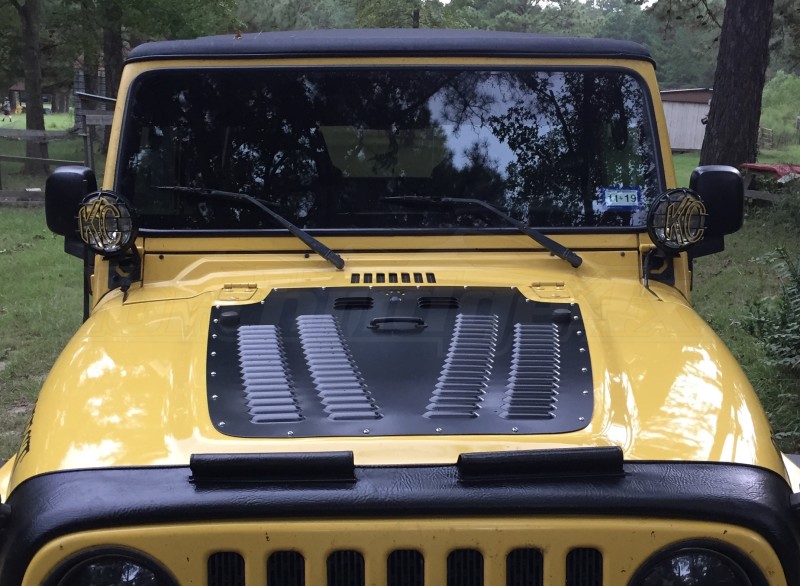 Poison Spyder Hood Louver Black (Part Number: 14-53-010-PC) User Media for: Poison Spyder Hood Louver Black - LJ/TJ