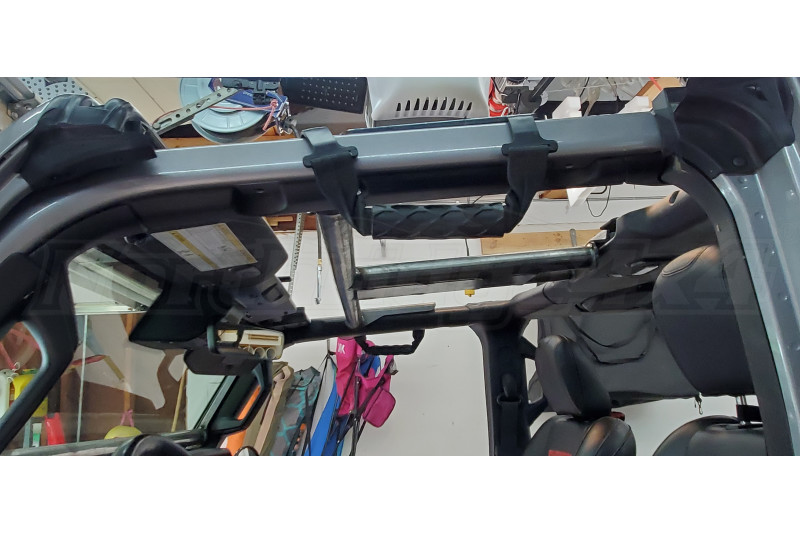 Rock Hard 4x4 Bolt-In Ultimate Sports Cage Brace Kit, Front (Part Number: RH-90700) User Media for: Rock Hard 4x4 Bolt-In Ultimate Sports Cage Brace Kit, Front - JL/JT