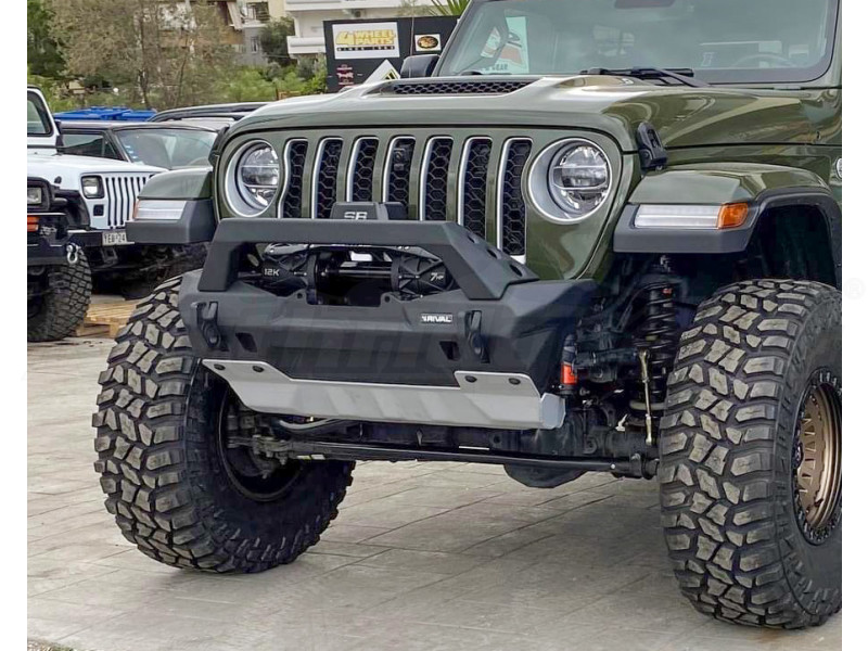 RIVAL Aluminum Front Stubby Winch Bumper (Part Number: 2D.2702.2-NL) User Media for: RIVAL Aluminum Front Stubby Winch Bumper - JT/JL/JK