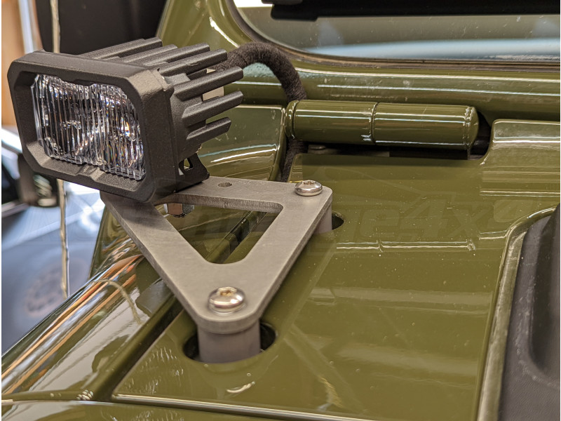 Grimm Offroad A-Pillar Light Mount ( Part Number: GOR10044) Grimm Offroad A-Pillar Light Mount ( Part Number: 10044)
