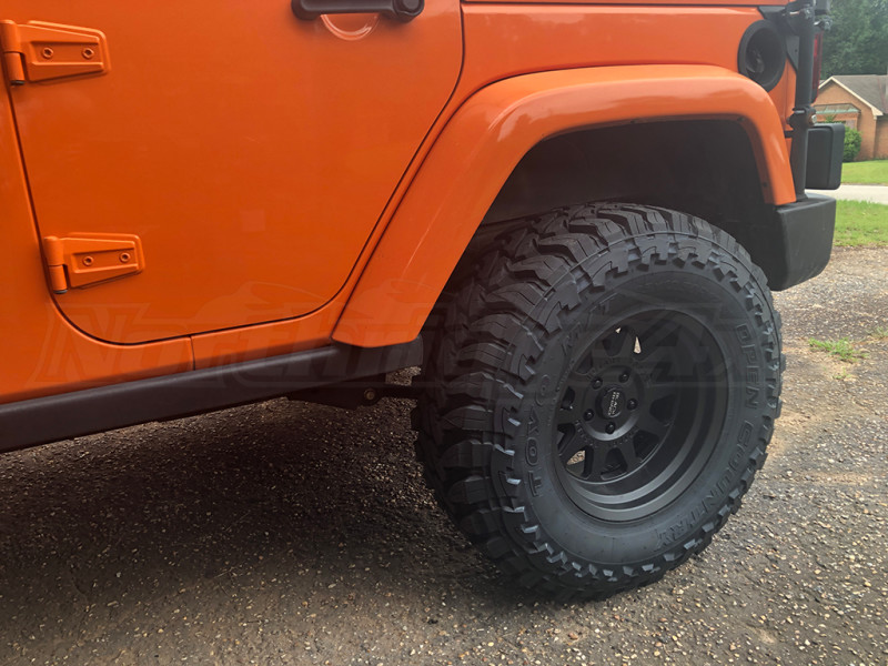 Black Rhino Stadium Wheel 17x95 5x5 Matte Black - Jeep Rubicon 2007