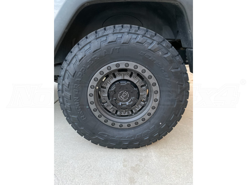Black Rhino Abrams Series Wheel, 17x9.5 5x5 - Textured Matte Gunmetal (Part Number: 1795ABR-85127G71) User Media for: Black Rhino Abrams Series Wheel, 17x9.5 5x5 - Textured Matte Gunmetal - JT/JL/JK