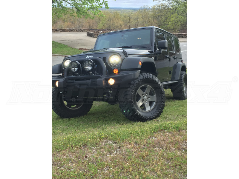 Jeep JK JW Speaker 8700 Evolution J Series Chrome Headlight Kit Pair