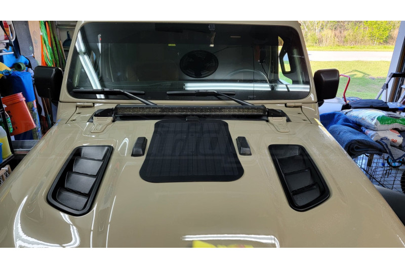 Cascadia 4x4 VSS Hood Solar Panel System (Part Number: CHF118CV) User Media for: Cascadia 4x4 VSS Hood Solar Panel System - JT/JL Rubicon Only