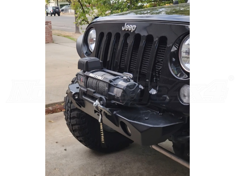 Motobilt Hatchet Series Front Bumper w/ Fog Light Cut Outs - Bare Steel (Part Number: MB1048F) User Media for: Motobilt Hatchet Series Front Bumper w/ Fog Light Cut Outs - Bare Steel - JK