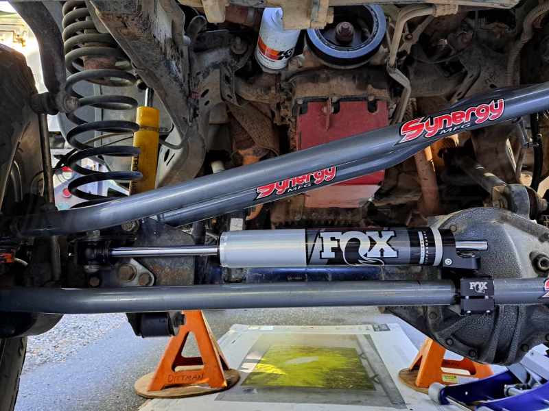 Fox 2.0 TS Steering Stabilizer, Stock & 1 3/8in Tie Rod Clamp (Part Number: 985-02-121) User Media for: Fox 2.0 TS Steering Stabilizer, Stock & 1 3/8in Tie Rod Clamp - JK