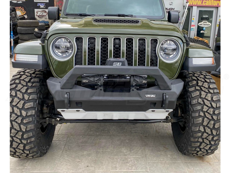 RIVAL Aluminum Front Stubby Winch Bumper (Part Number: 2D.2702.2-NL) User Media for: RIVAL Aluminum Front Stubby Winch Bumper - JT/JL/JK