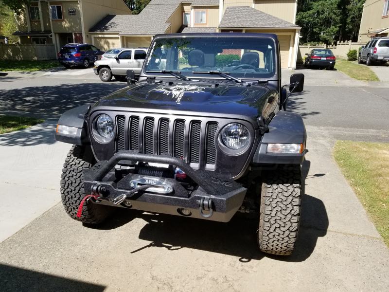 DV8 Offroad Hammer Stubby Front Bumper (Part Number: FBSHTB-15) User Media for: DV8 Offroad Hammer Stubby Front Bumper - JT/JL/JK